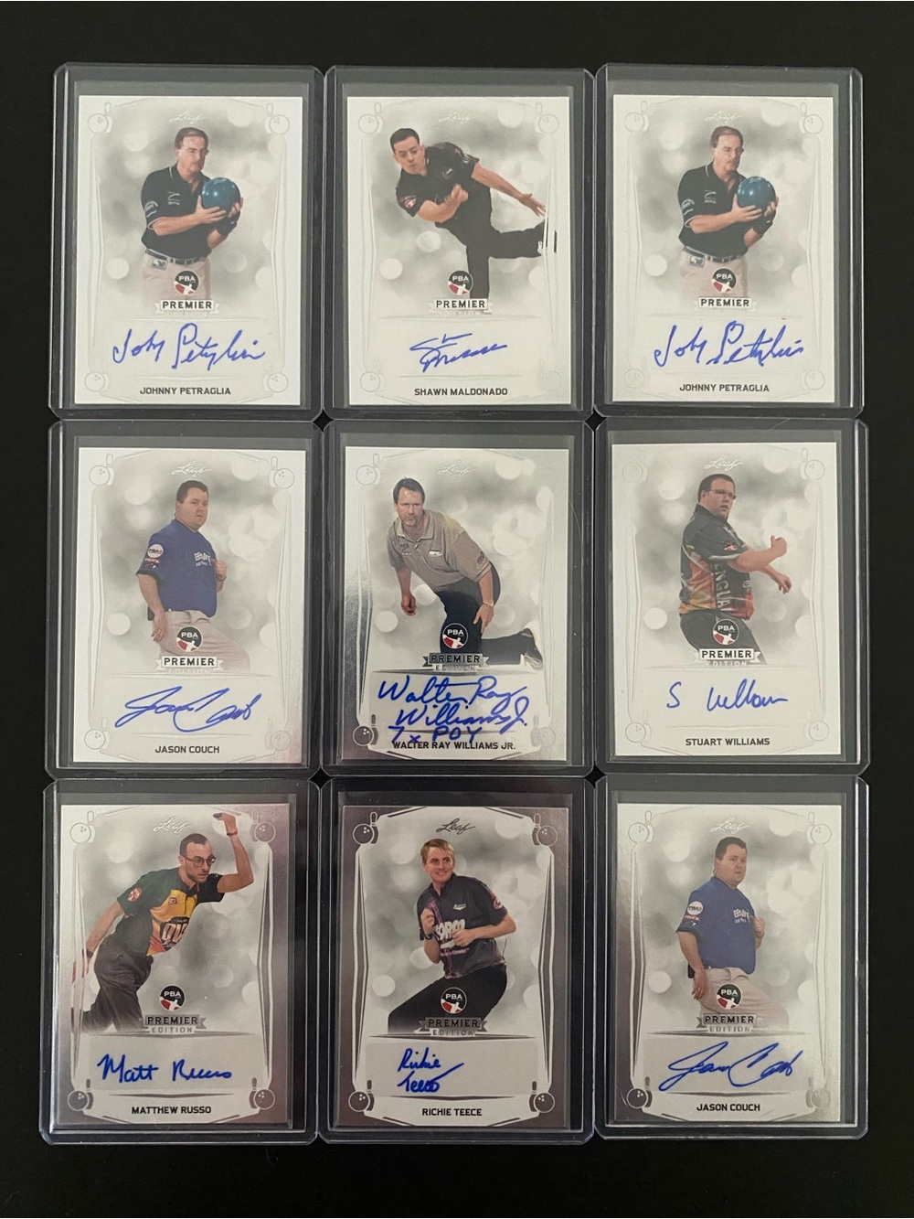 Leaf PBA Premier Edition Autograph Cards (9 Cards)